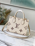 Bicolor handbag