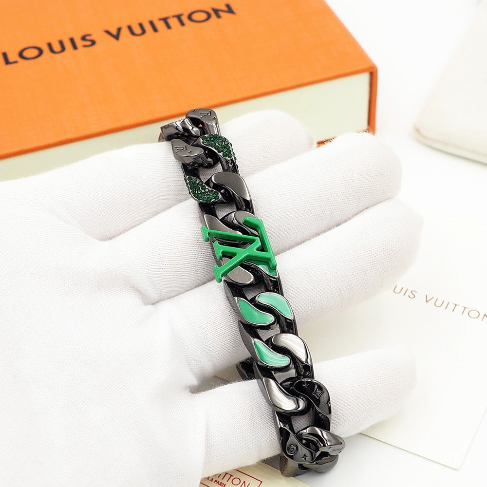 Atmospheric coarse chain bracelet